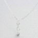 Wholesale Double Helix Structure 925 Sterling Silver DNA Necklace